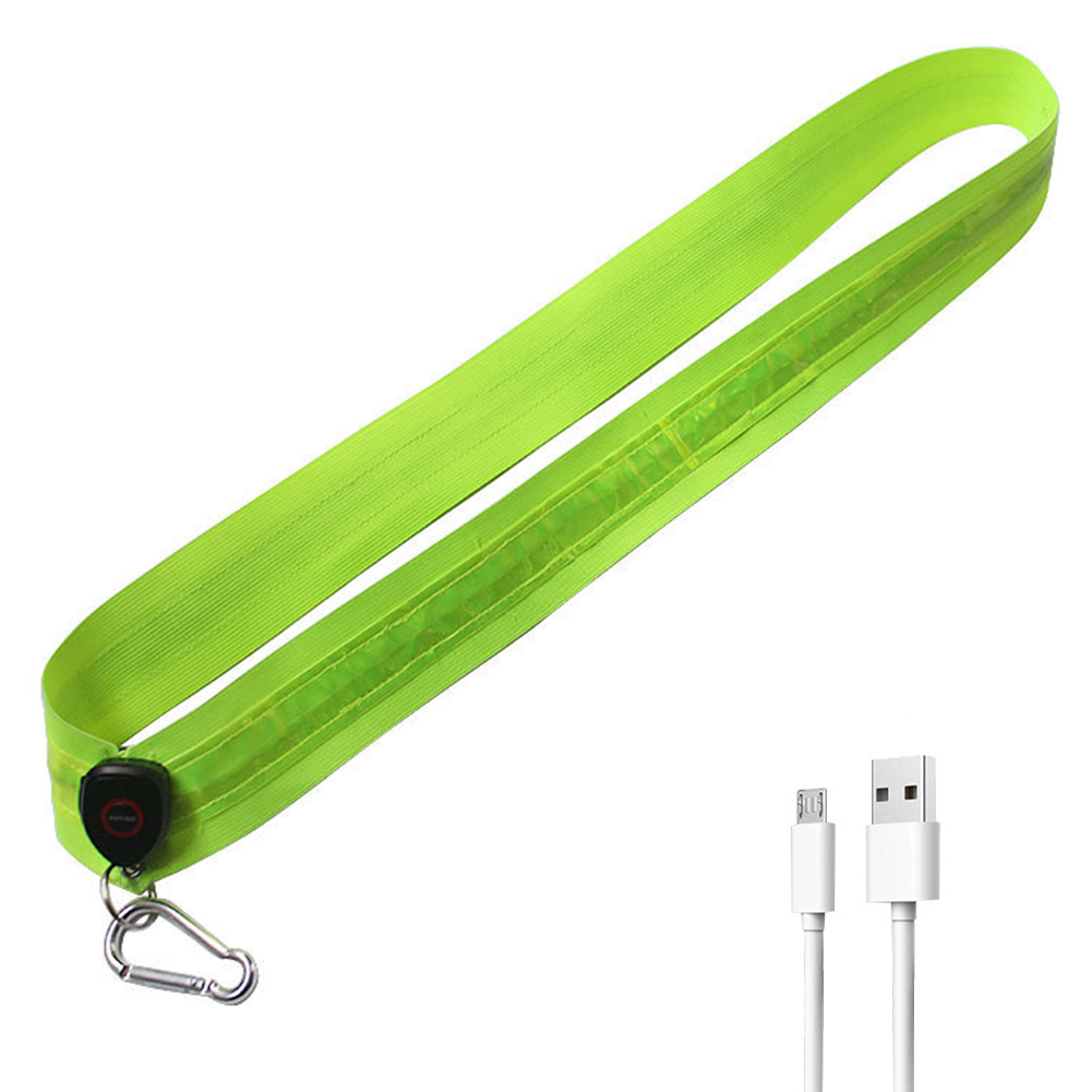 Running Gear Belt - LED Running Belt Rechargeable Illuminated Shoulder