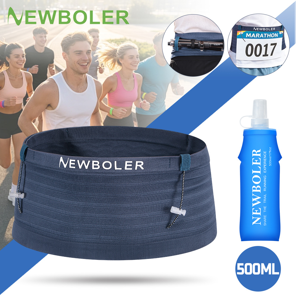 Running Gear Belt - NEWBOLER Elastic Sports Waist Bag Pack