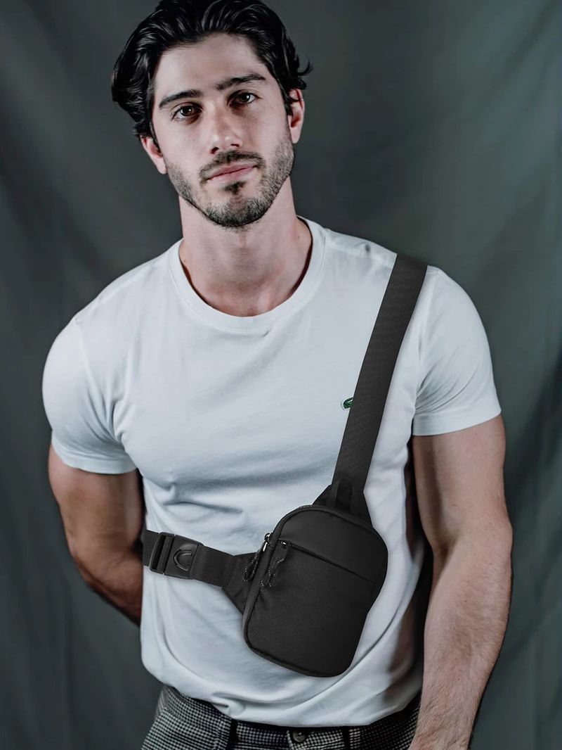 Casual Men Shoulder Chest Bag  - Running Gear Belt 评论和价格