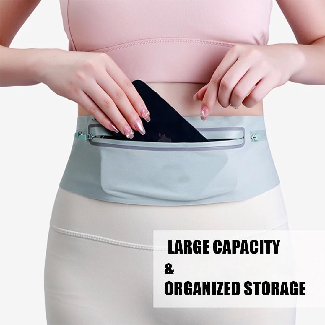 3 Pockets Reflective Running B - Running Gear Belt 评论和价格