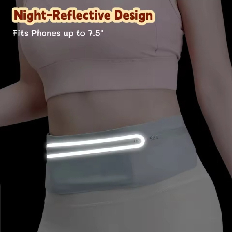 3 Pockets Reflective Running B - Running Gear Belt 评论和价格