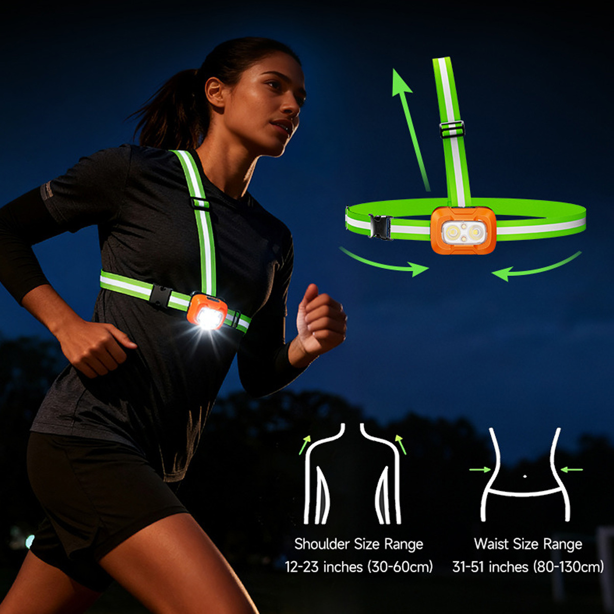 Running Light USB Rechargeable - Running Gear Reflective 评论和价格
