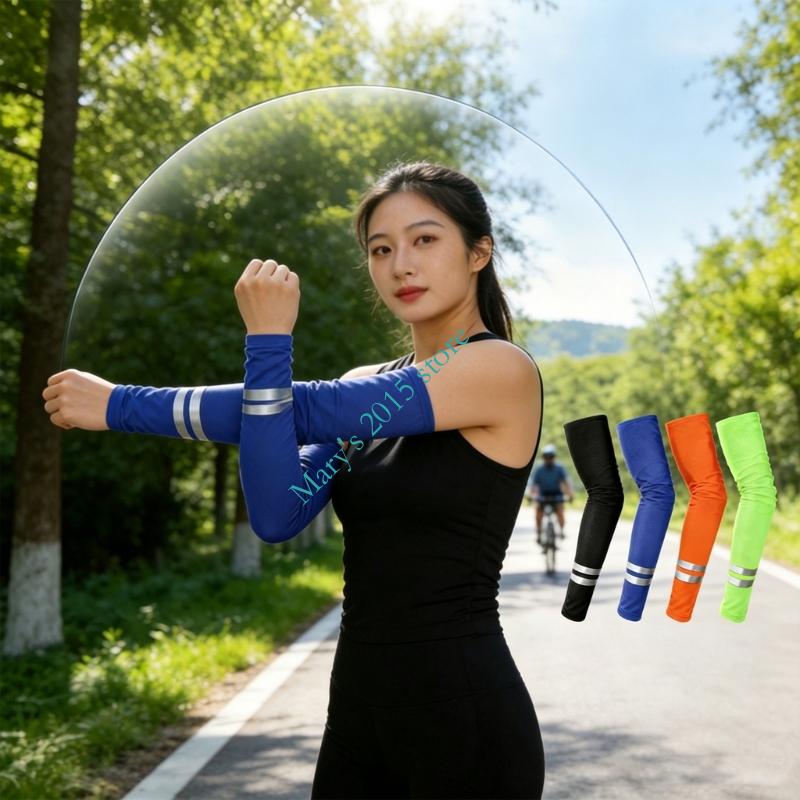 45cm Reflective Sun Arm Sleeve - Running Gear Reflective 评论和价格