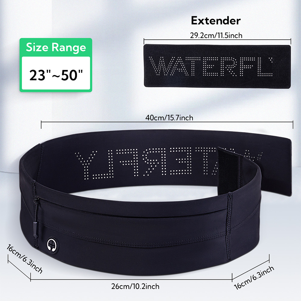 WATERFLY Running Belt Fanny Pa - Running Gear Belt 评论和价格