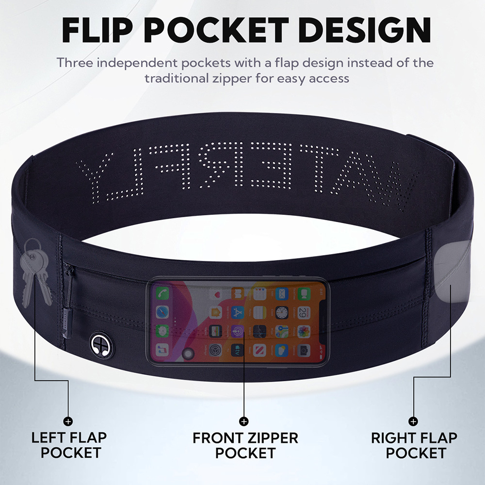 WATERFLY Running Belt Fanny Pa - Running Gear Belt 评论和价格